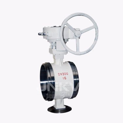 Welded Metal Hard Seal Butterfly Valve